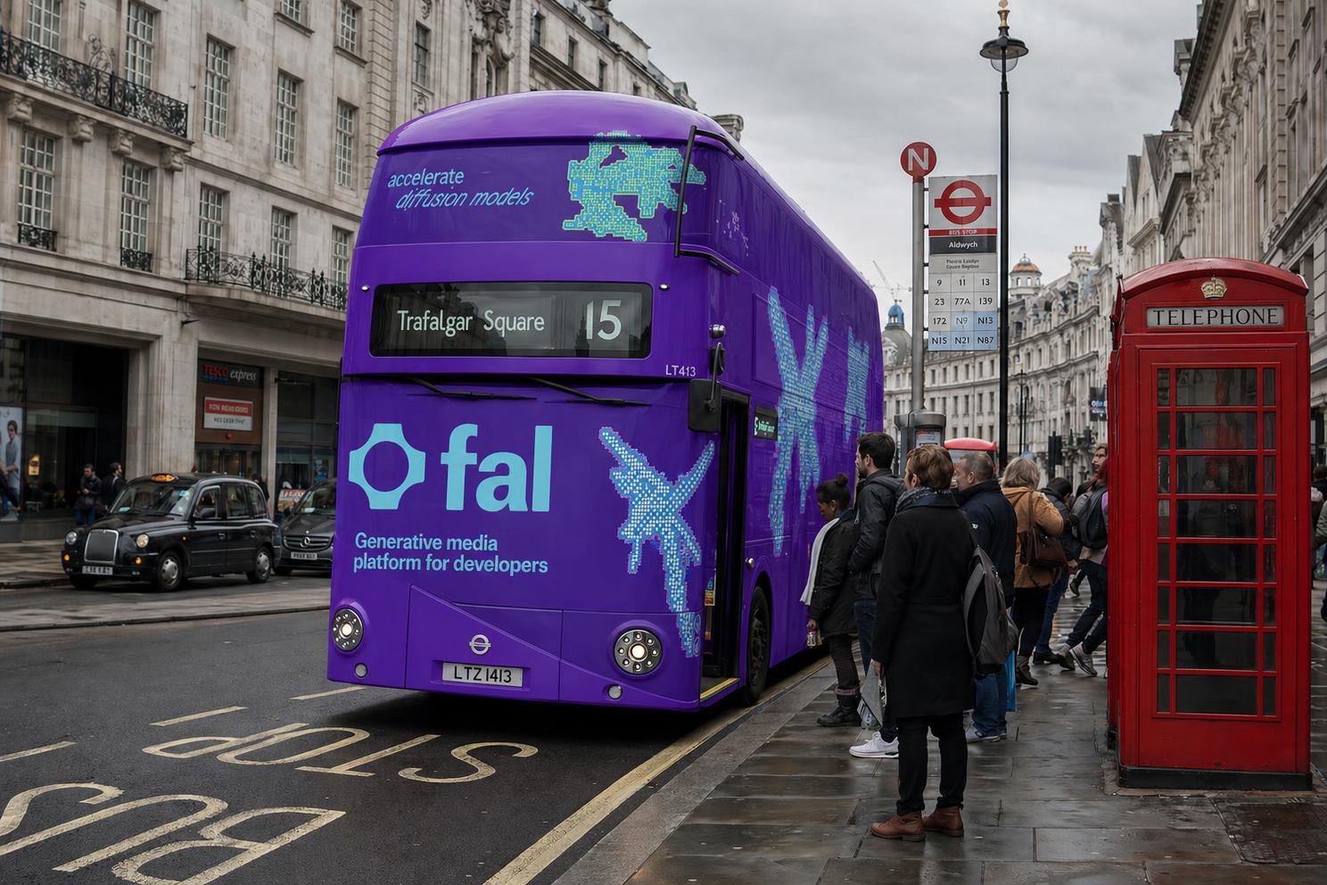 Finished bus in brand livery