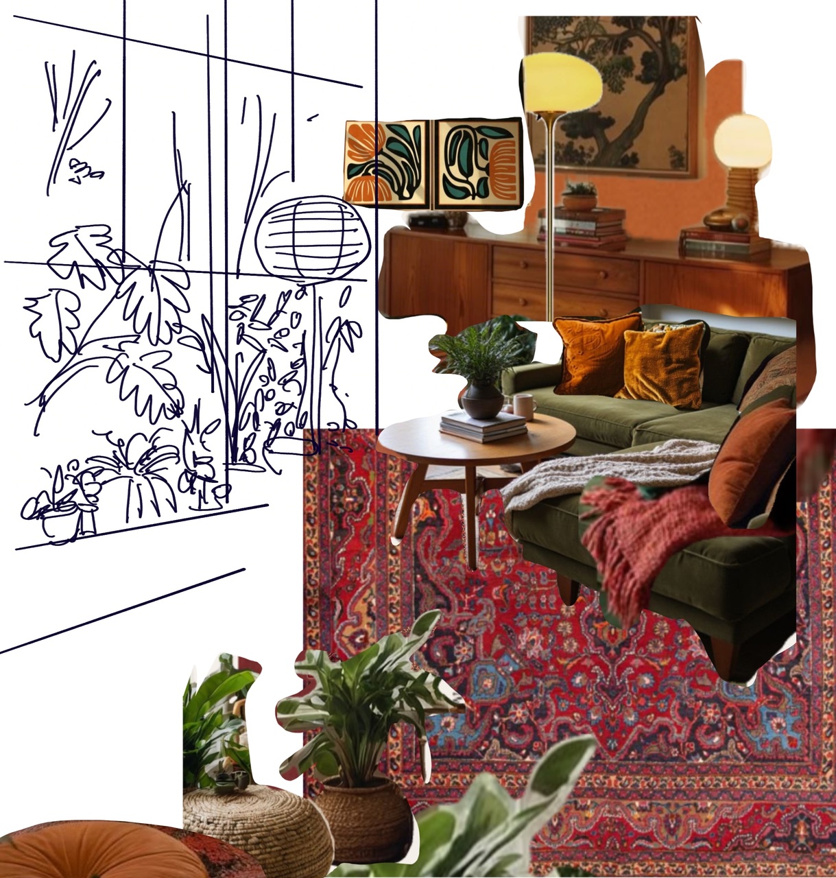 Moodboard asset collage